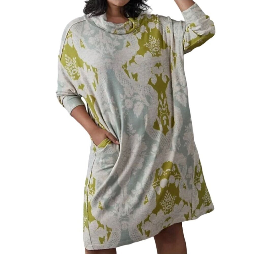 Saturday Sunday By Anthropologie Cozy Turtleneck Tunic Dress Knit Size XS